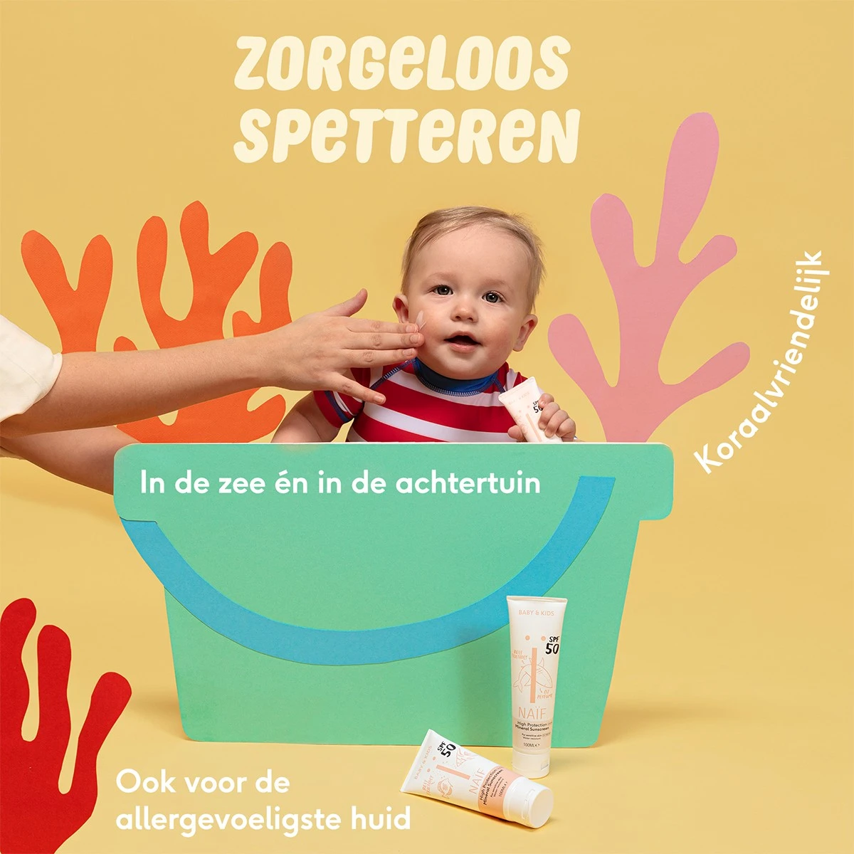 Zonnebrandcrème Voor Baby & Kids Factor 50 5 Zonnebrandcrème Voor Baby & Kids Factor 50 - Afbeelding 3