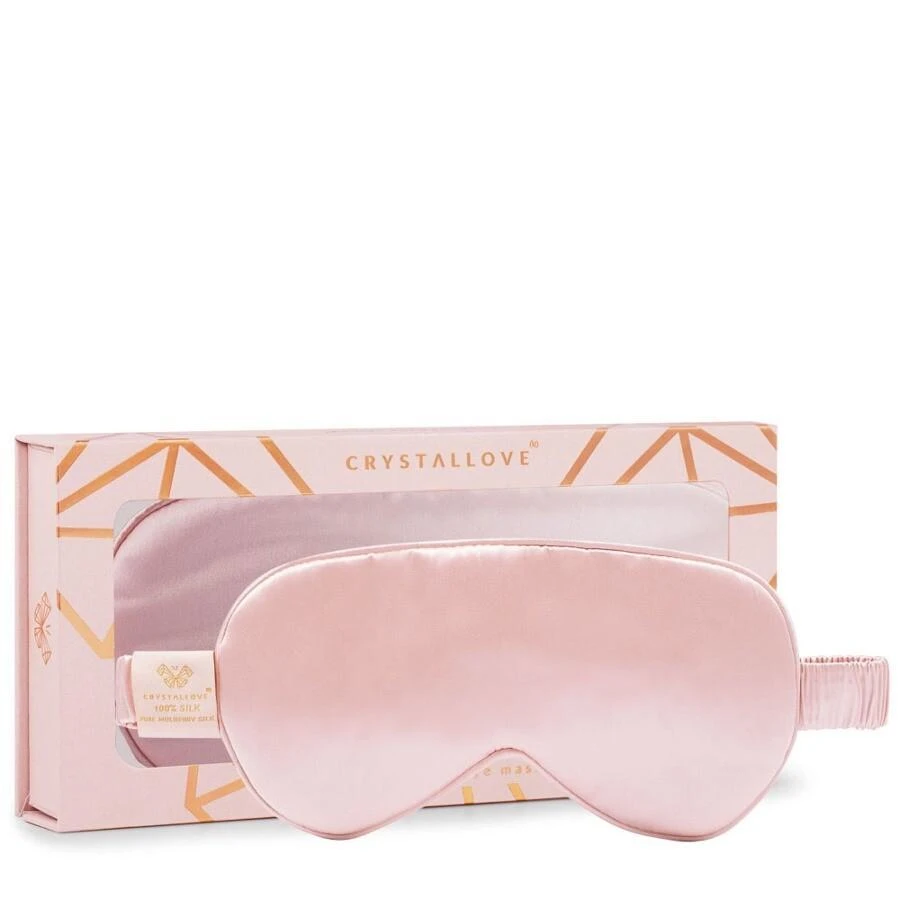 Silk Eye Mask - Rose 4 Silk Eye Mask - Rose - Afbeelding 2
