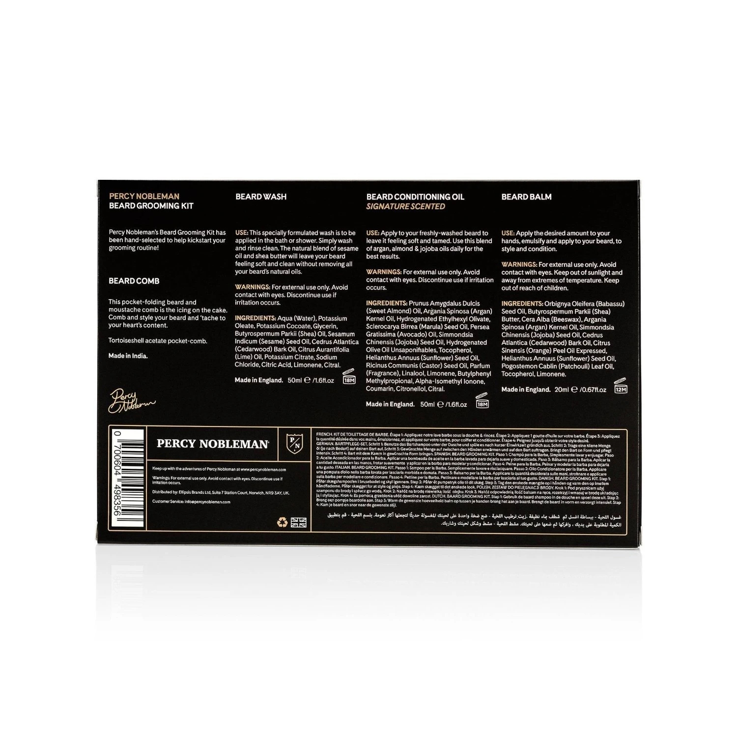 Beard Grooming Kit 5 Beard Grooming Kit - Afbeelding 3