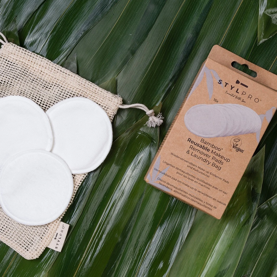 16 X Reausable Bamboo Make-up Remover Pads 5 16 X Reausable Bamboo Make-up Remover Pads - Afbeelding 3